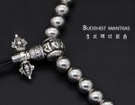 108 Destiny Nepal Prayer Full Metal Buddism Bead Mala Necklace (full stainless steel)