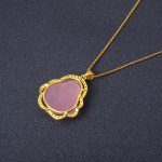 ASGIFT Laughing Buddha Necklace Cubic Zirconia Green Jade Buddha Pendant with 18K Gold Plated Chain Lucky Buddha Necklace Jewelry Gift