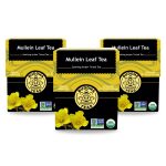 Buddha Teas - Mullein Leaf - Organic Herbal Tea - For Health & Wellbeing - With Antioxidants, Minerals & Vitamin C - Caffeine Free - 100% Kosher & Non-GMO - 18 Tea Bags (Pack of 1)
