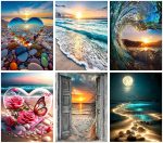 KINPLUB 5D Buddha Diamond Painting Kits for Adults Beginners, Buddhism Inspirational Diamond Art Kits, DIY Full Round Drill Religious Paint with Diamond Pictures Gem Art, Home...