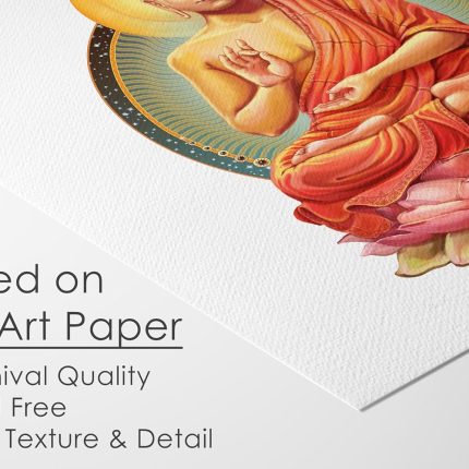 Let That Sh-it Go Art Print - Unframed - 8x10 | Buddha Wall Art - Inspirational Decor - Yoga Artwork - Funny Positive Self Talk Art Print - Motivational Wall Decor