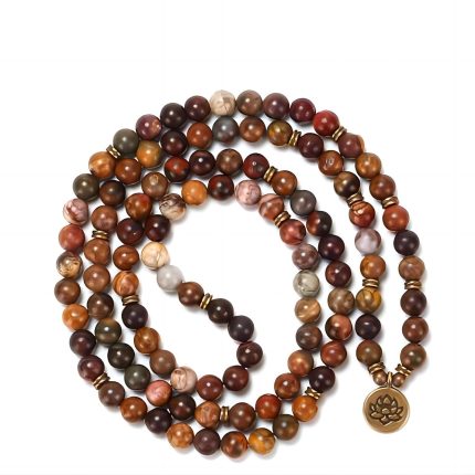 Mala Bead Bracelet Necklace, 108 Buddhist Prayer Beads Yoga Meditation Gemstone japa mala Women man