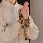 Mala Bead Bracelet Necklace, 108 Buddhist Prayer Beads Yoga Meditation Gemstone japa mala Women man