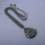 Natural Obsidian Necklace Lucky Amulet Protection Pendant with Adjustable Bead Chain Black Crystal Talisman Spiritual Jewelry Gift for Men Women