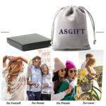 Natural Obsidian Necklace Lucky Amulet Protection Pendant with Adjustable Bead Chain Black Crystal Talisman Spiritual Jewelry Gift for Men Women