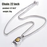 U7 Animals Necklace for Women Stainless Steel Pig/Dog/Elephant Pendant Necklace Lucky Jewelry